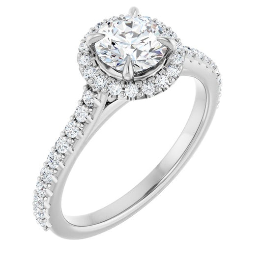 Halo-Style Engagement Ring