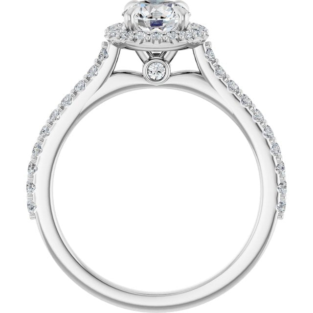 Halo-Style Engagement Ring