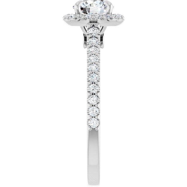 Halo-Style Engagement Ring