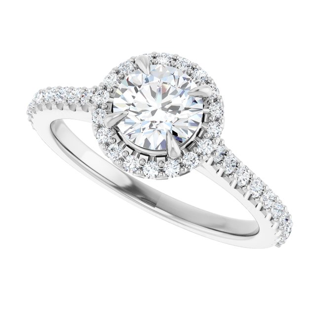 Halo-Style Engagement Ring