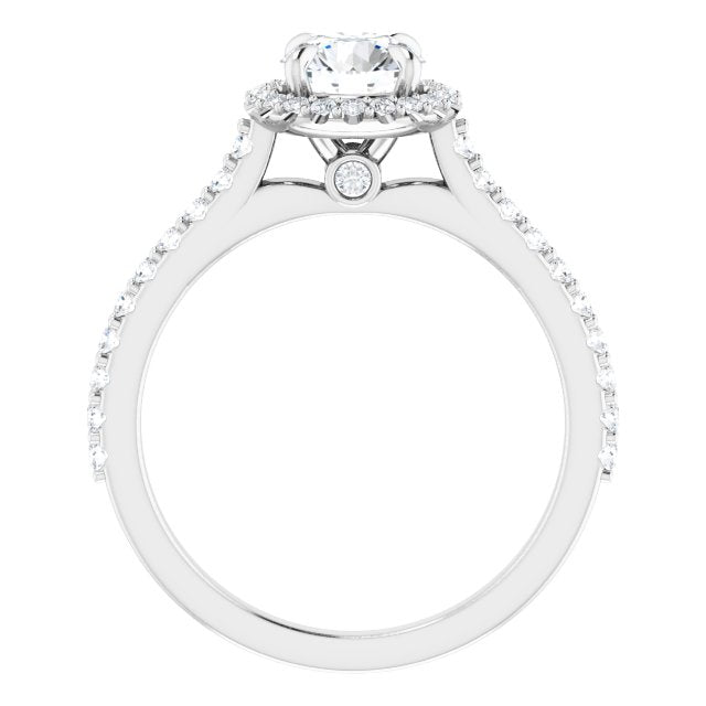 Halo-Style Engagement Ring