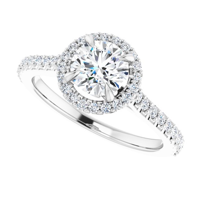 Halo-Style Engagement Ring