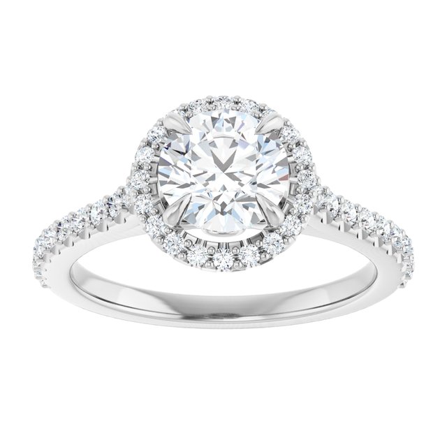 Halo-Style Engagement Ring