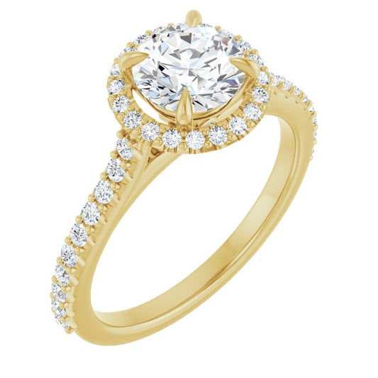Halo-Style Engagement Ring