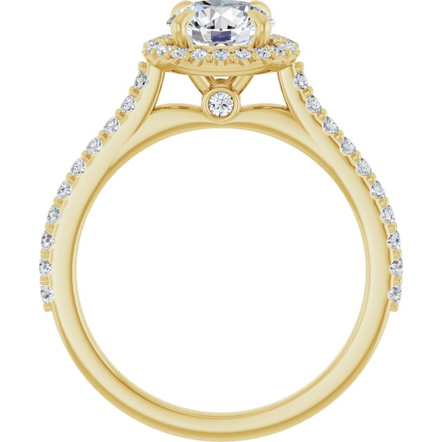 Halo-Style Engagement Ring