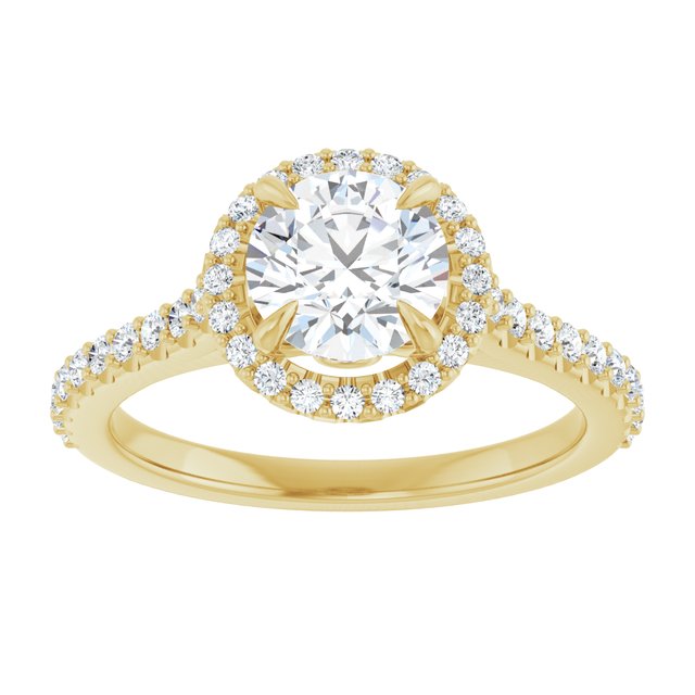 Halo-Style Engagement Ring