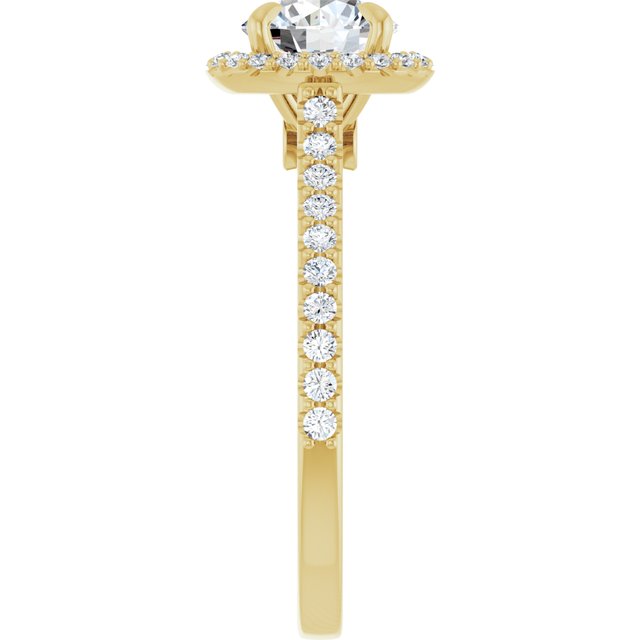 Halo-Style Engagement Ring