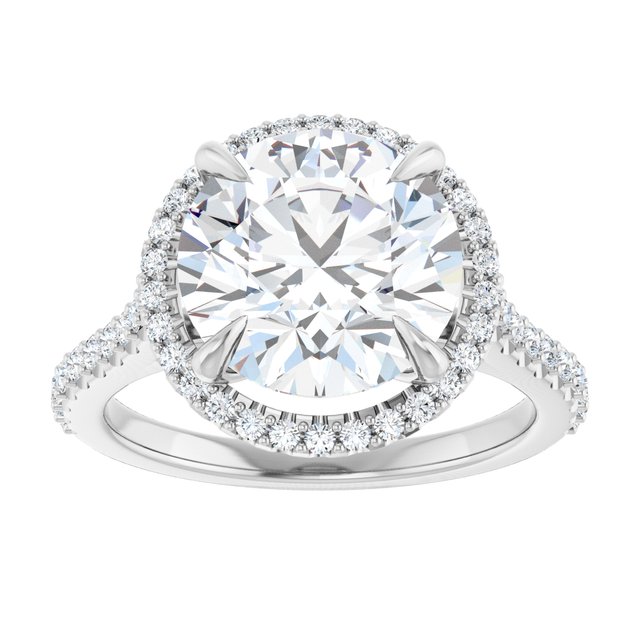 Halo-Style Engagement Ring