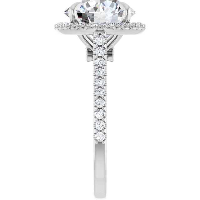 Halo-Style Engagement Ring