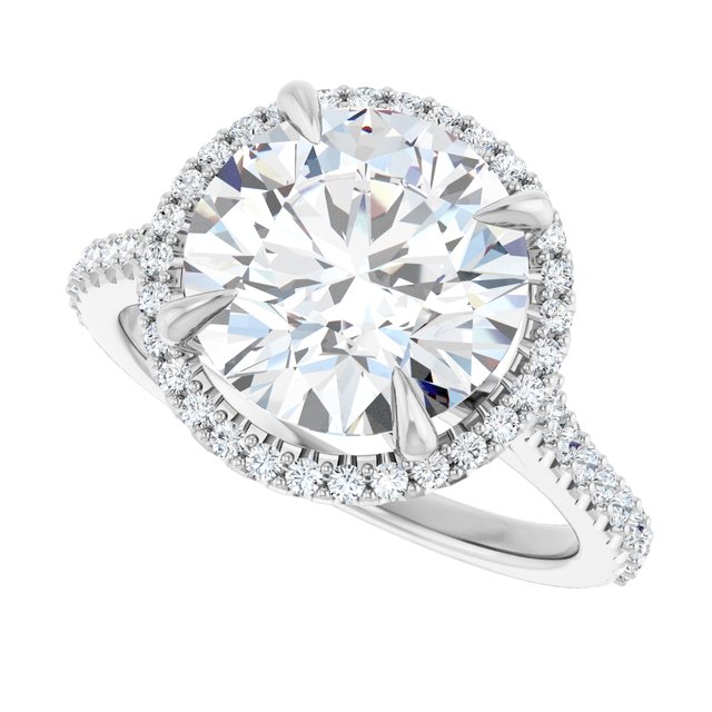 Halo-Style Engagement Ring