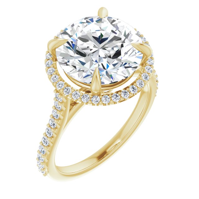 Halo-Style Engagement Ring