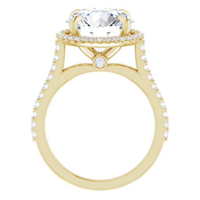 Halo-Style Engagement Ring