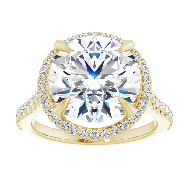 Halo-Style Engagement Ring