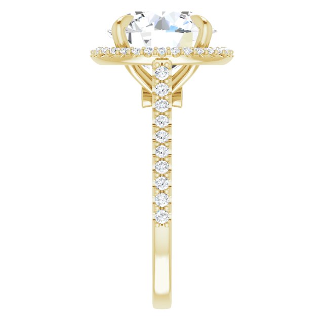 Halo-Style Engagement Ring