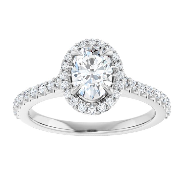 Halo-Style Engagement Ring