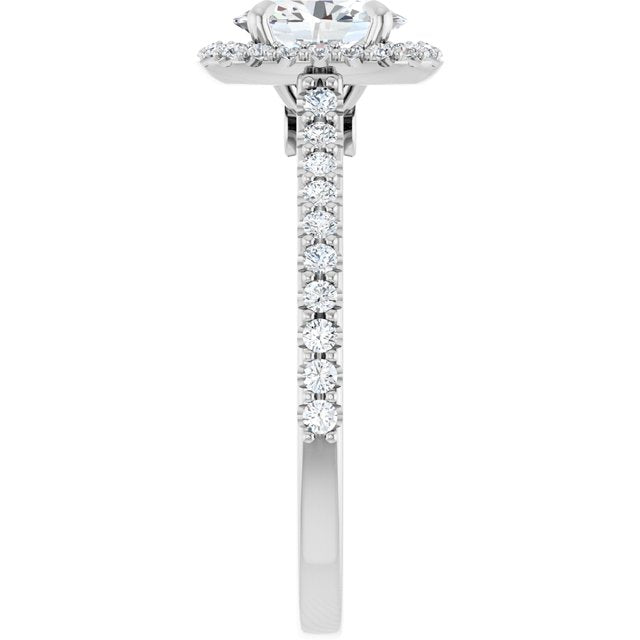 Halo-Style Engagement Ring