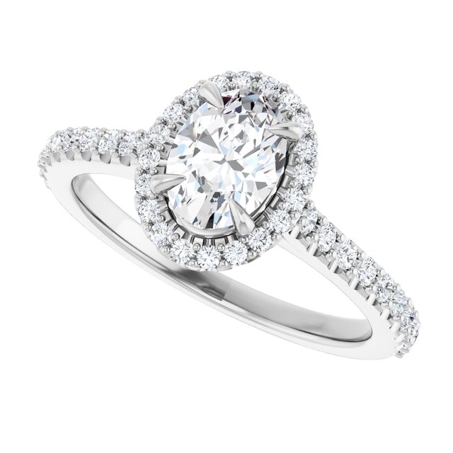 Halo-Style Engagement Ring