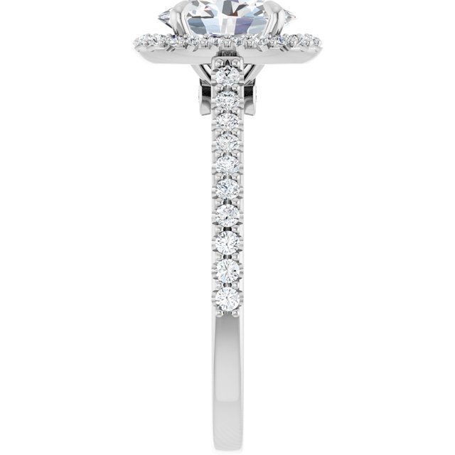 Halo-Style Engagement Ring