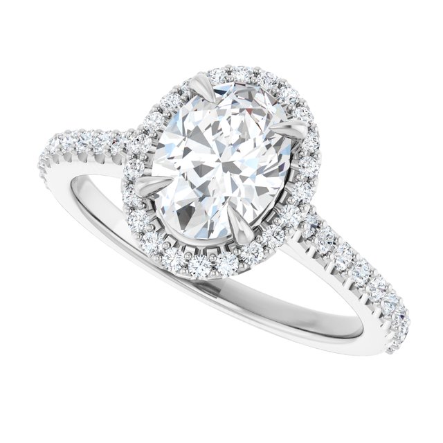 Halo-Style Engagement Ring