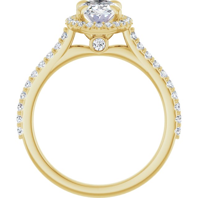 Halo-Style Engagement Ring