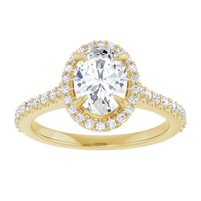 Halo-Style Engagement Ring