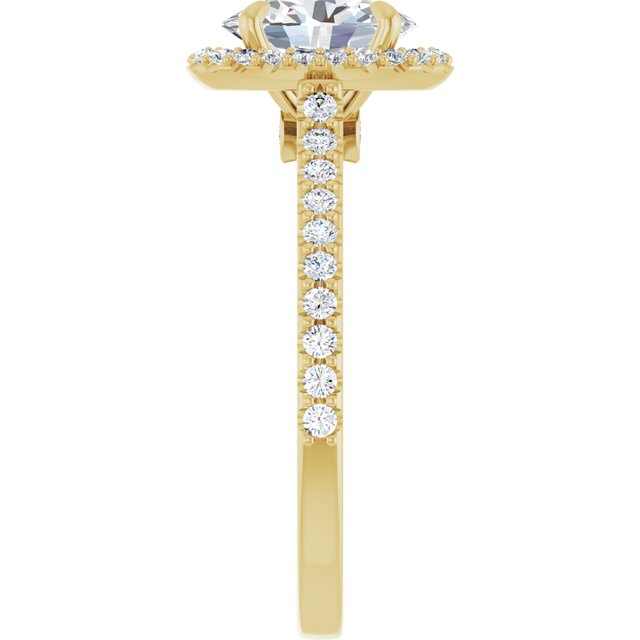 Halo-Style Engagement Ring