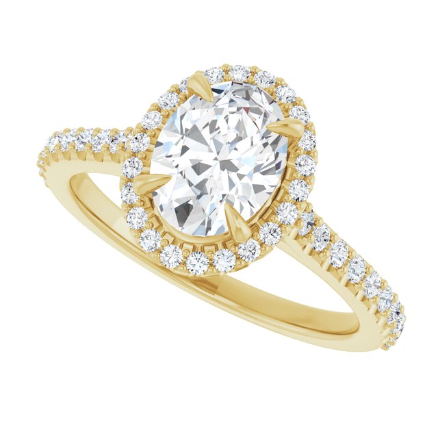 Halo-Style Engagement Ring
