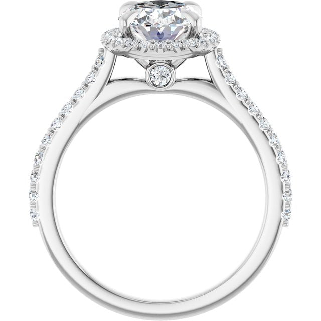 Halo-Style Engagement Ring