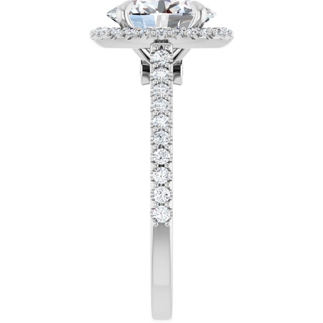 Halo-Style Engagement Ring