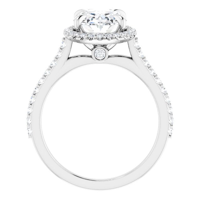 Halo-Style Engagement Ring