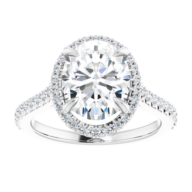 Halo-Style Engagement Ring