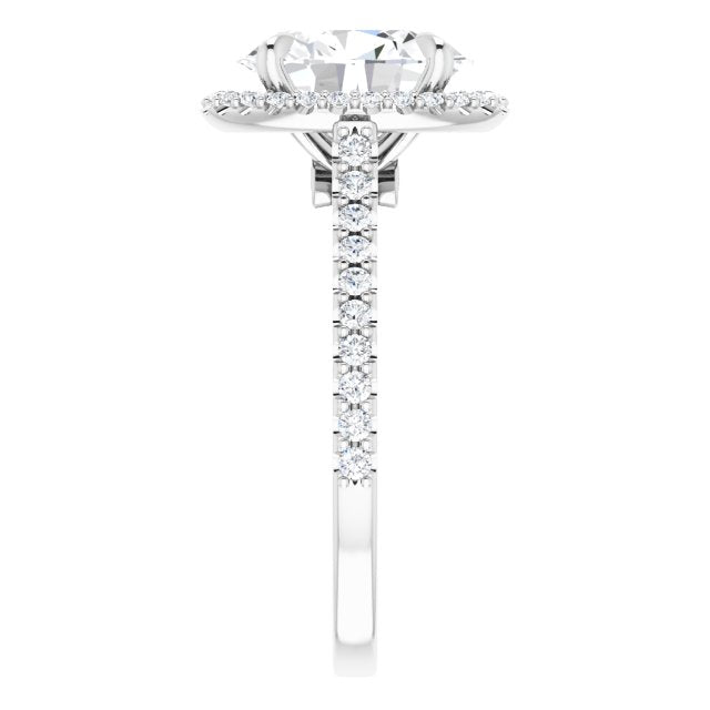 Halo-Style Engagement Ring