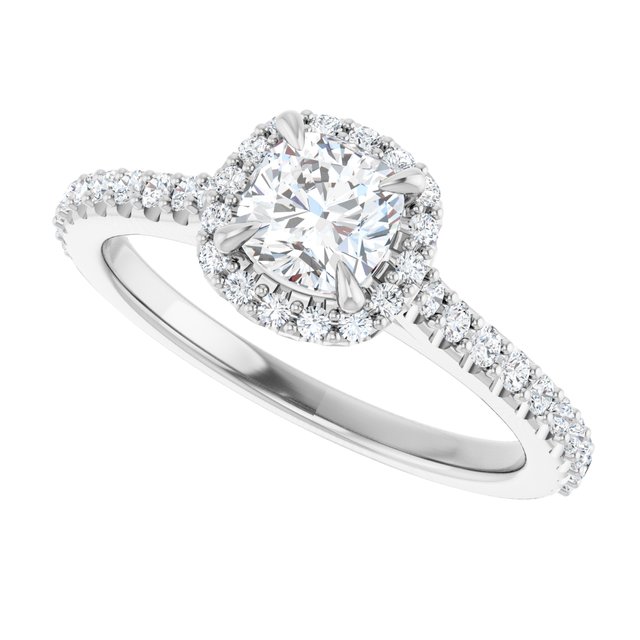 Halo-Style Engagement Ring