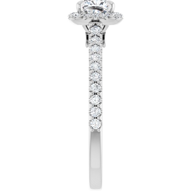 Halo-Style Engagement Ring