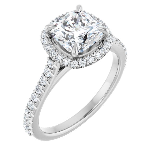 Halo-Style Engagement Ring