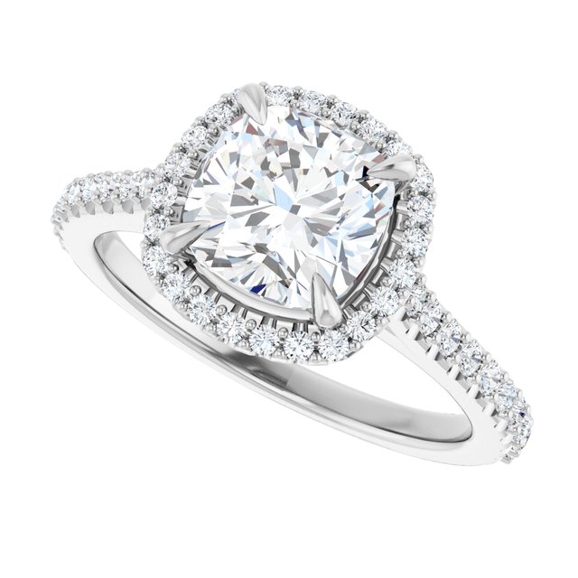 Halo-Style Engagement Ring