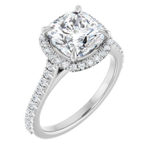 Halo-Style Engagement Ring