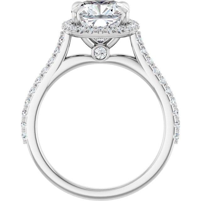 Halo-Style Engagement Ring