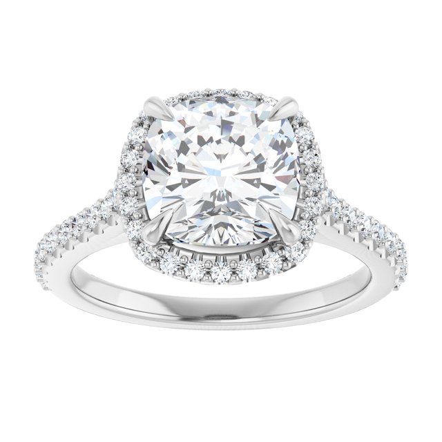 Halo-Style Engagement Ring
