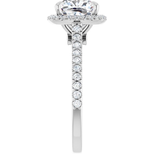 Halo-Style Engagement Ring