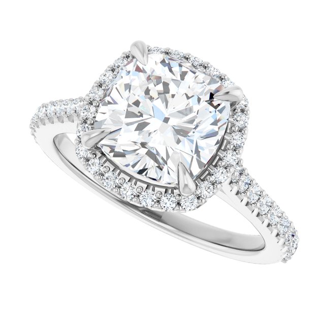 Halo-Style Engagement Ring