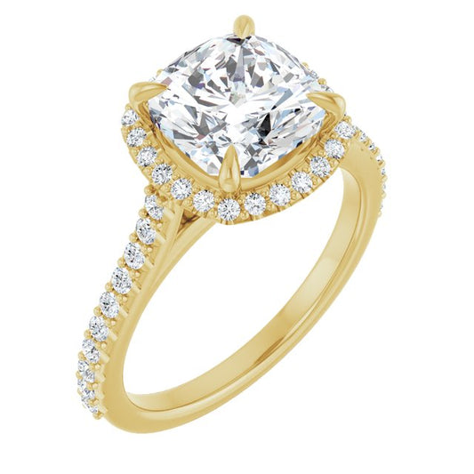 Halo-Style Engagement Ring