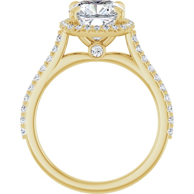 Halo-Style Engagement Ring
