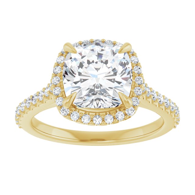 Halo-Style Engagement Ring