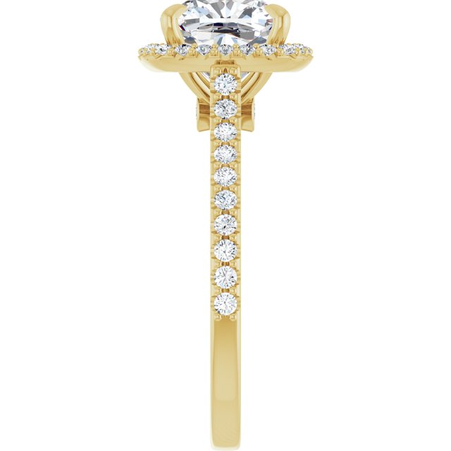 Halo-Style Engagement Ring