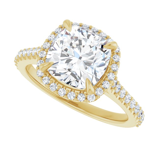Halo-Style Engagement Ring