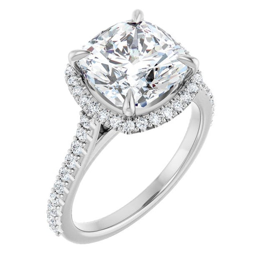 Halo-Style Engagement Ring