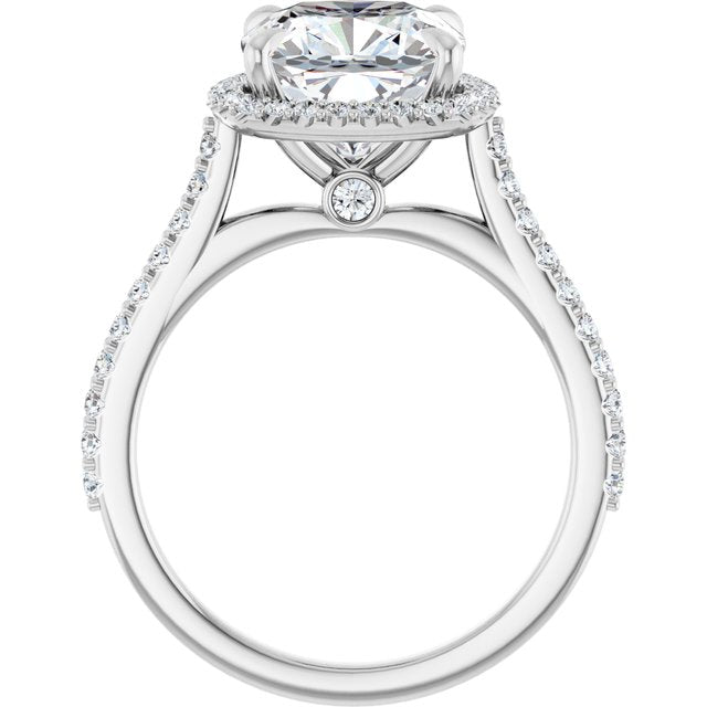 Halo-Style Engagement Ring