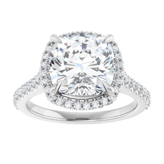 Halo-Style Engagement Ring