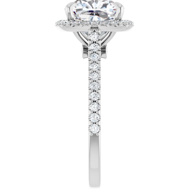 Halo-Style Engagement Ring